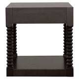 Meredith 1-drawer End Table Coffee Bean