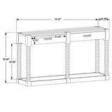 Meredith 2-drawer Sofa Table Coffee Bean