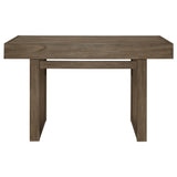 Owen Rectangle Sofa Table with Hidden Storage Wheat Brown