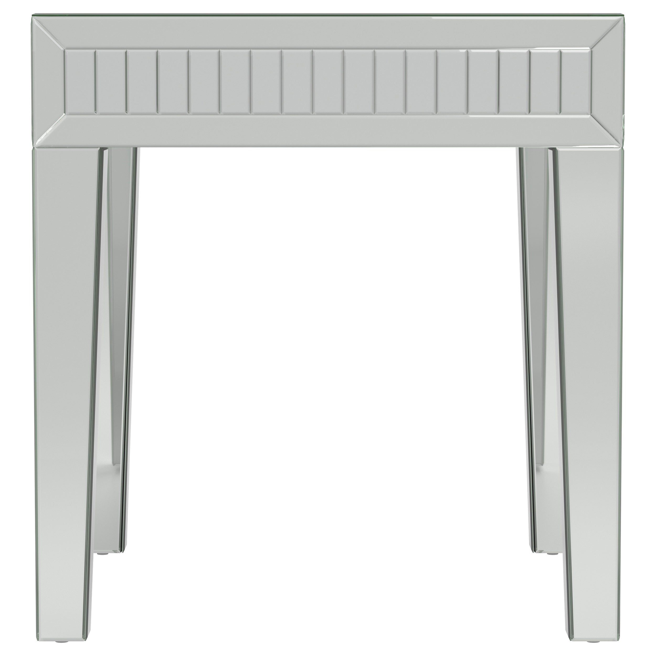 Whitfield Square End Table Silver