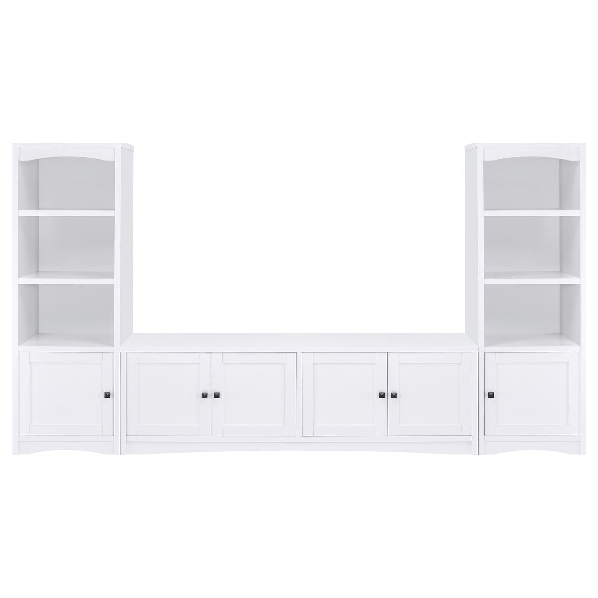 Laughlin 3-piece Entertainment Center TV Stand White