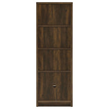 Laughlin 3-shelf Engineered Wood Media Tower Dark Pine