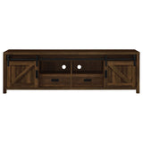 Madra Rectangular TV Console with 2 Sliding Doors