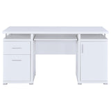 Tracy 2-drawer Computer Desk White