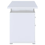 Tracy 2-drawer Computer Desk White