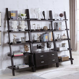 Colella 4-drawer Storage Bookcase Cappuccino