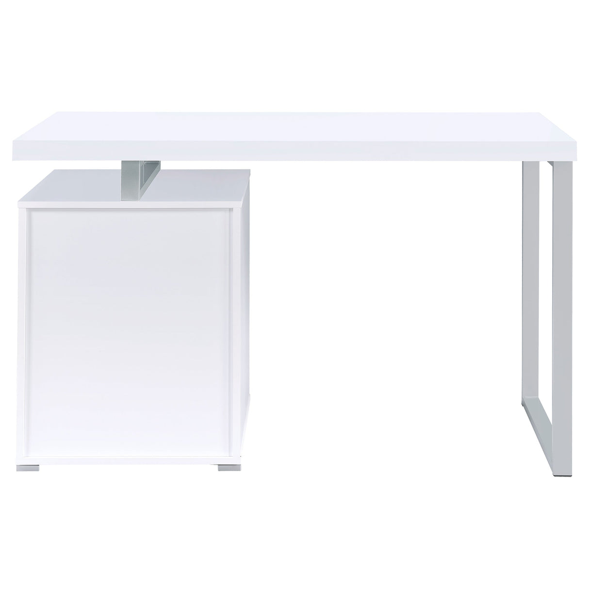 Brennan 3-drawer Office Desk White