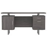 Lawtey Floating Top Office Desk Weathered Grey