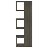 Joey 5-tier Bookcase Weathered Grey