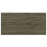 Dobrev 2-drawer Writing Desk Weathered Grey and Clear