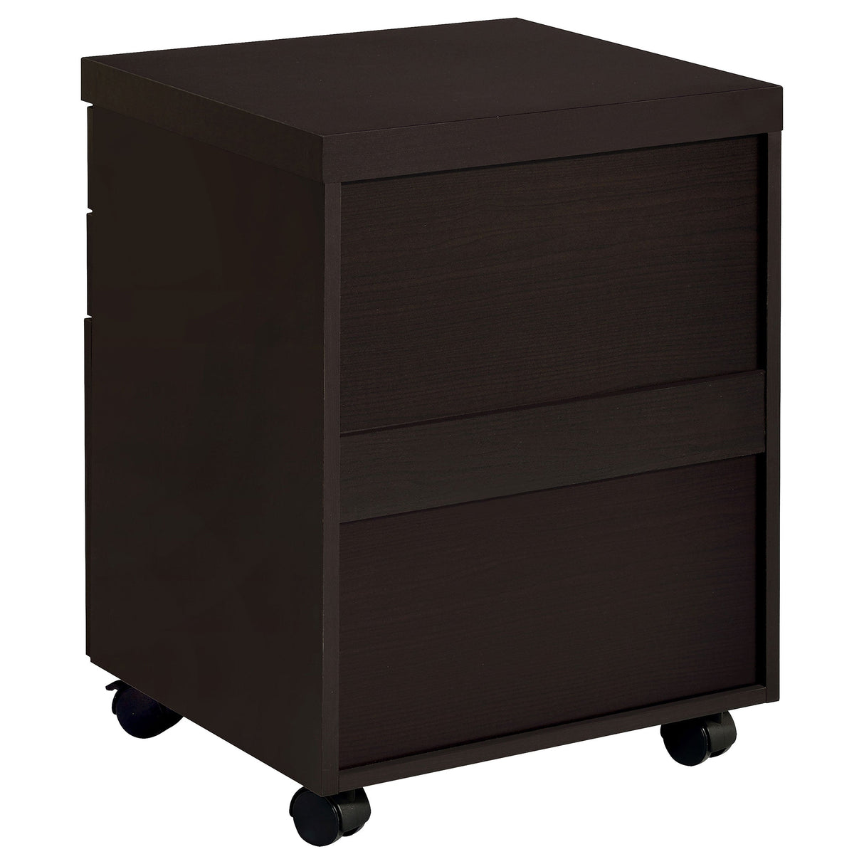 Skylar 3-drawer Mobile File Cabinet Cappuccino