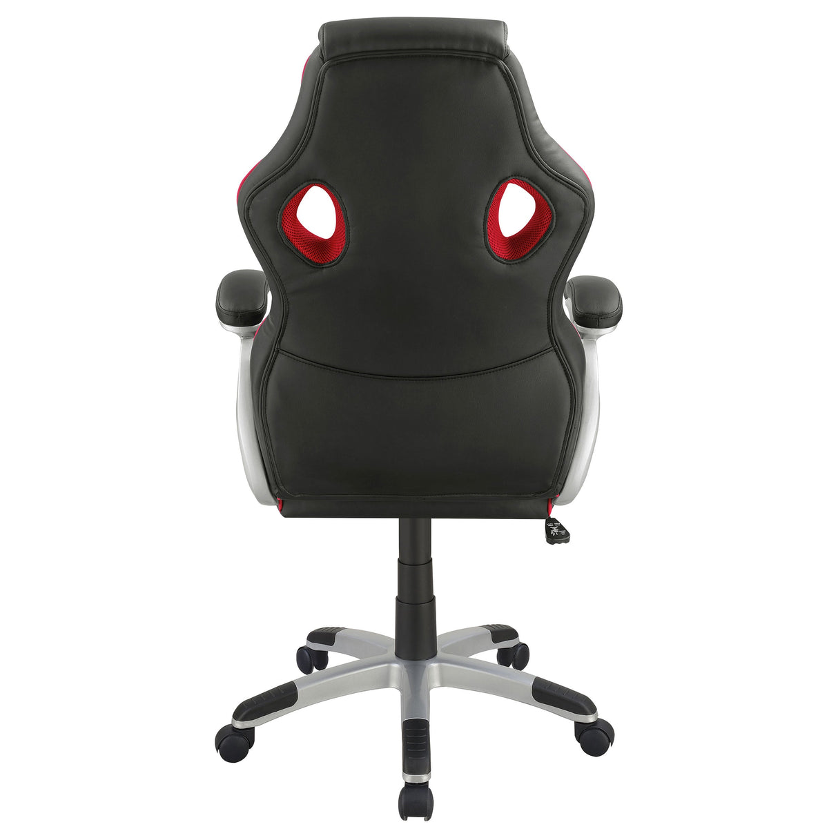 Lucas Upholstered Office Chair Black and Red