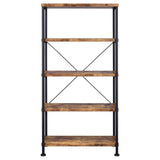 Analiese 4-shelf Bookcase Antique Nutmeg