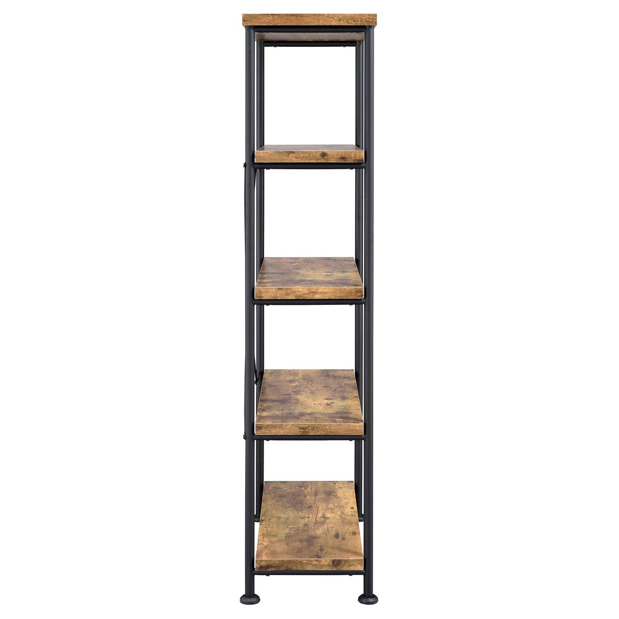 Analiese 4-shelf Bookcase Antique Nutmeg