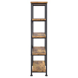 Analiese 4-shelf Bookcase Antique Nutmeg