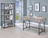 Analiese 4-shelf Bookcase Grey Driftwood