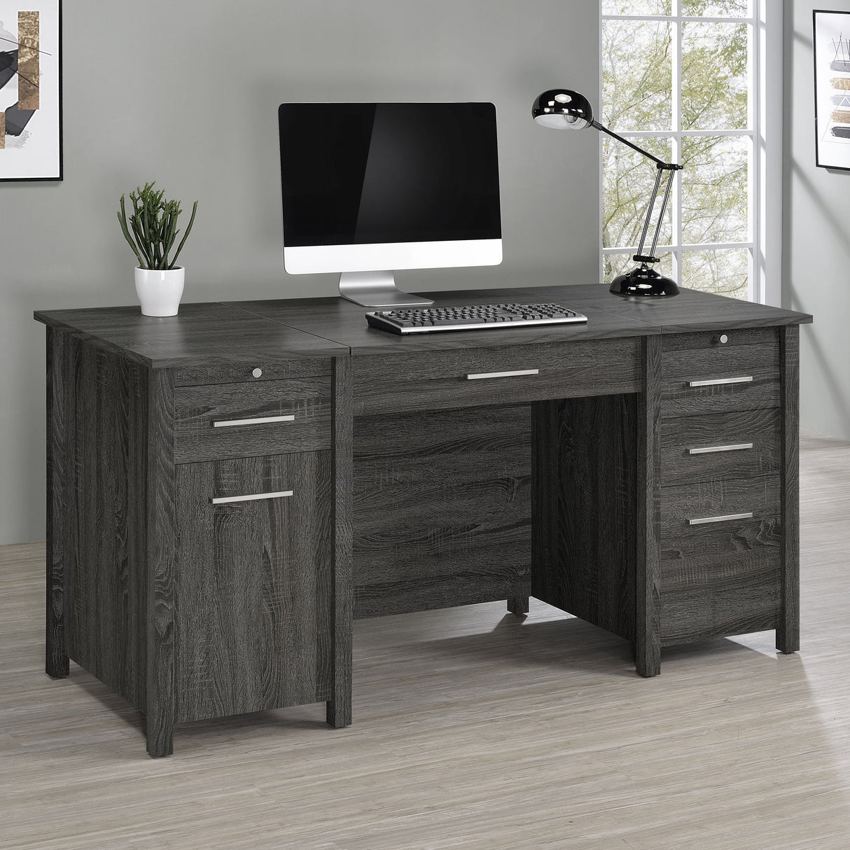 Dylan 4-drawer Lift Top Office Desk