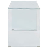 Ripley Glass Writing Desk Clear