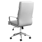 Ximena High Back Upholstered Office Chair White