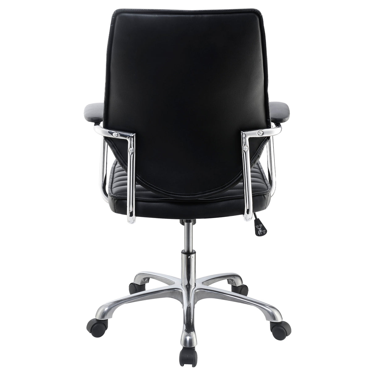 Chase High Back Office Chair Black and Chrome