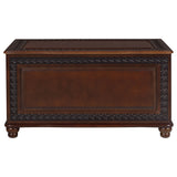 Finlay Flip Open Storage Cedar Chest Deep Tobacco