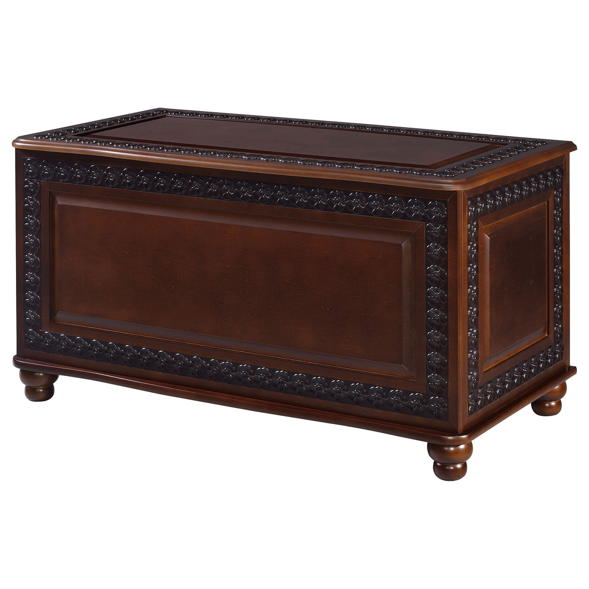 Finlay Flip Open Storage Cedar Chest Deep Tobacco