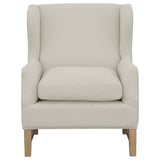 Fleur Wing Back Accent Chair Cream