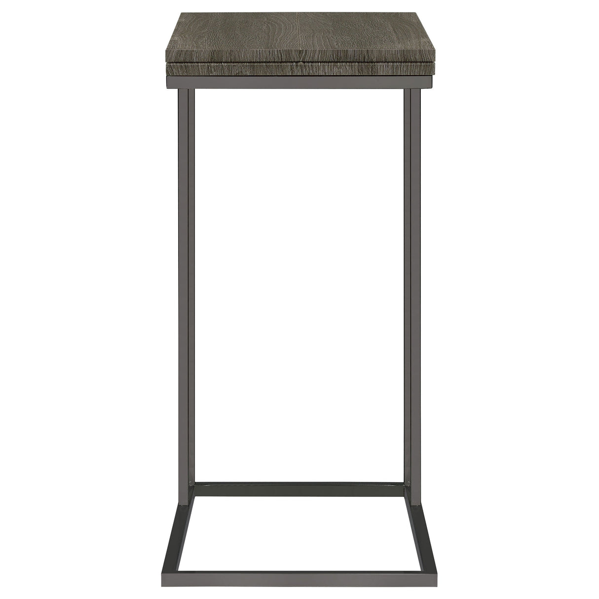 Pedro Expandable Top Accent Table Weathered Grey and Black