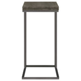 Pedro Expandable Top Accent Table Weathered Grey and Black