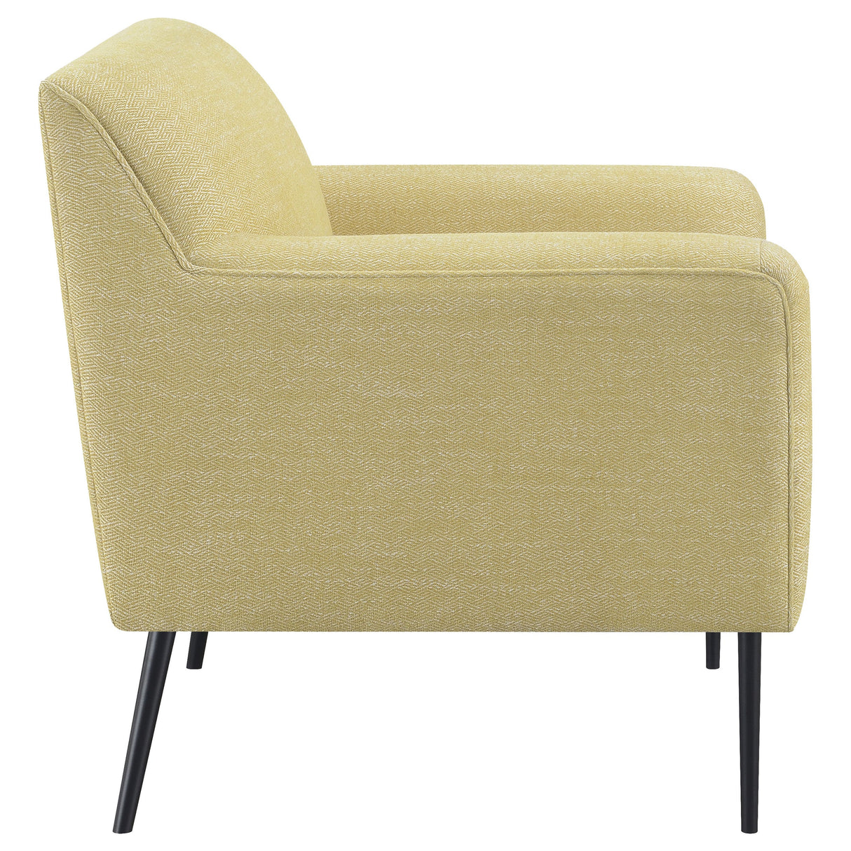 Darlene Upholstered Track Arms Accent Chair Lemon