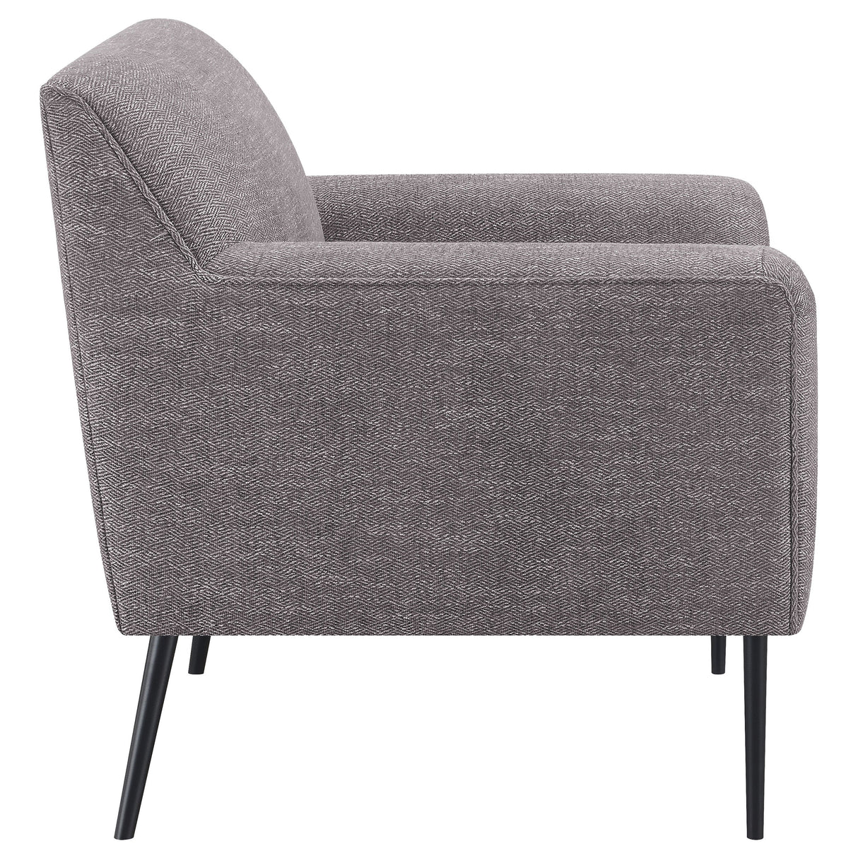 Darlene Upholstered Tight Back Accent Chair Charcoal