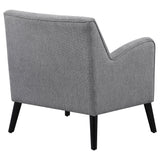 Darlene Upholstered Tight Back Accent Chair Charcoal