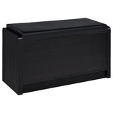 Arrington Storage Bench Black