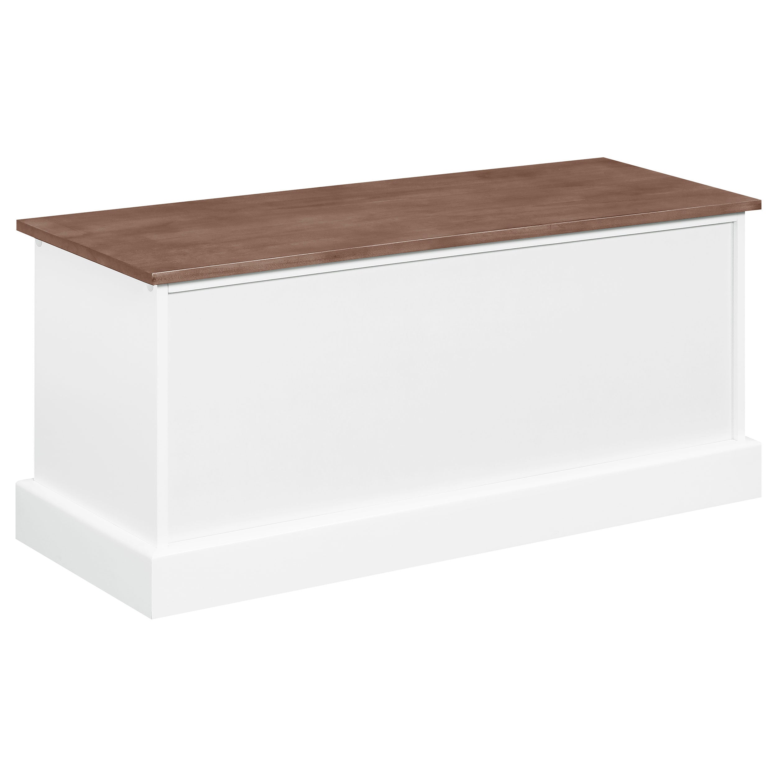 Alma 3-drawer Storage Bench White and Weathered Grey