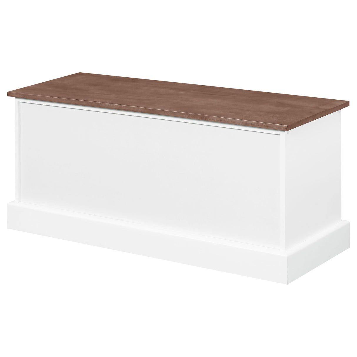 Alma 3-drawer Storage Bench White and Weathered Grey