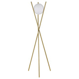 Yamileth Tripod Floor Lamp Gold