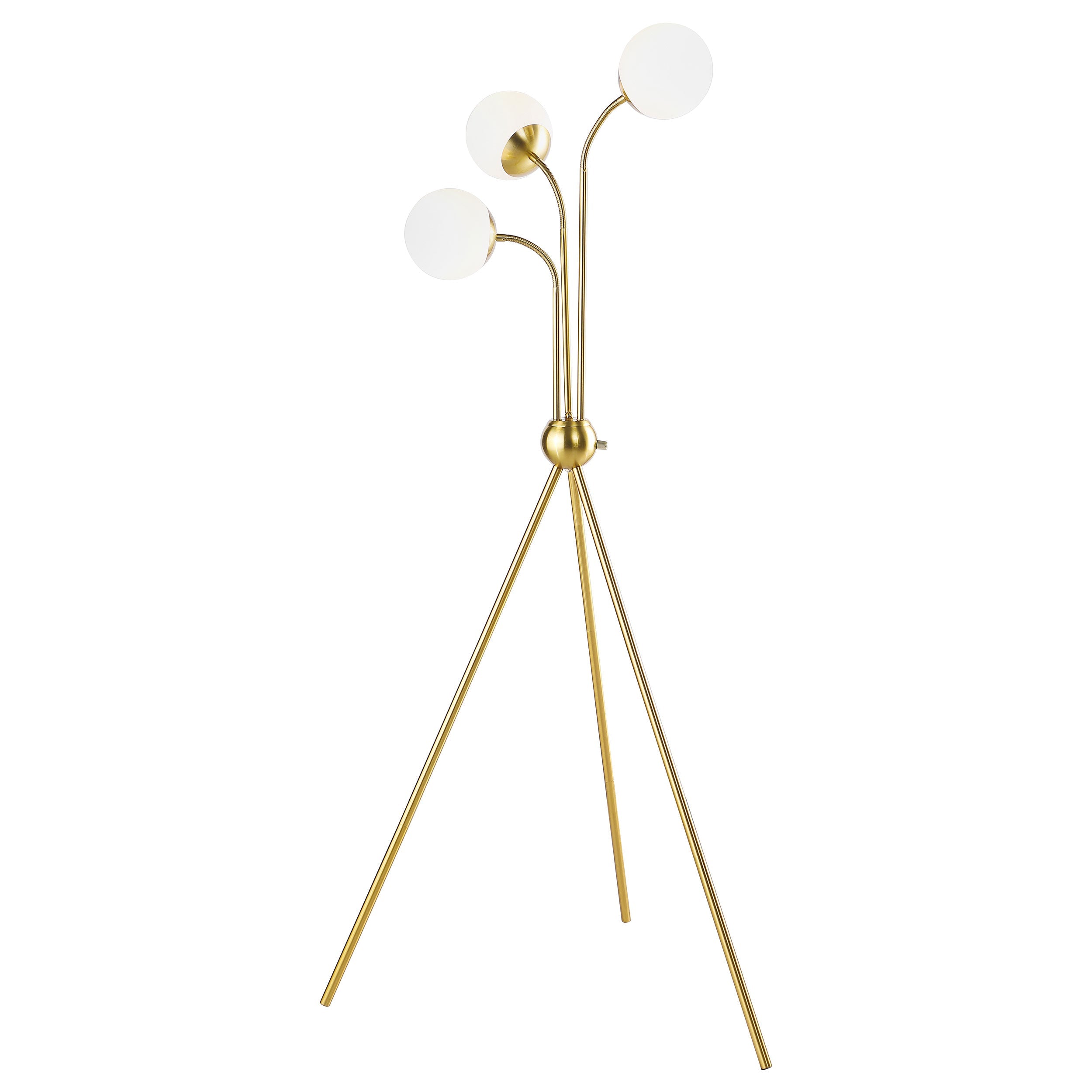 Miley Trio Tree Floor Lamp Gold