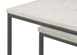 Medora 3-piece Nesting Table with Marble Top