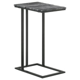 Vicente Accent Table with Marble Top Grey