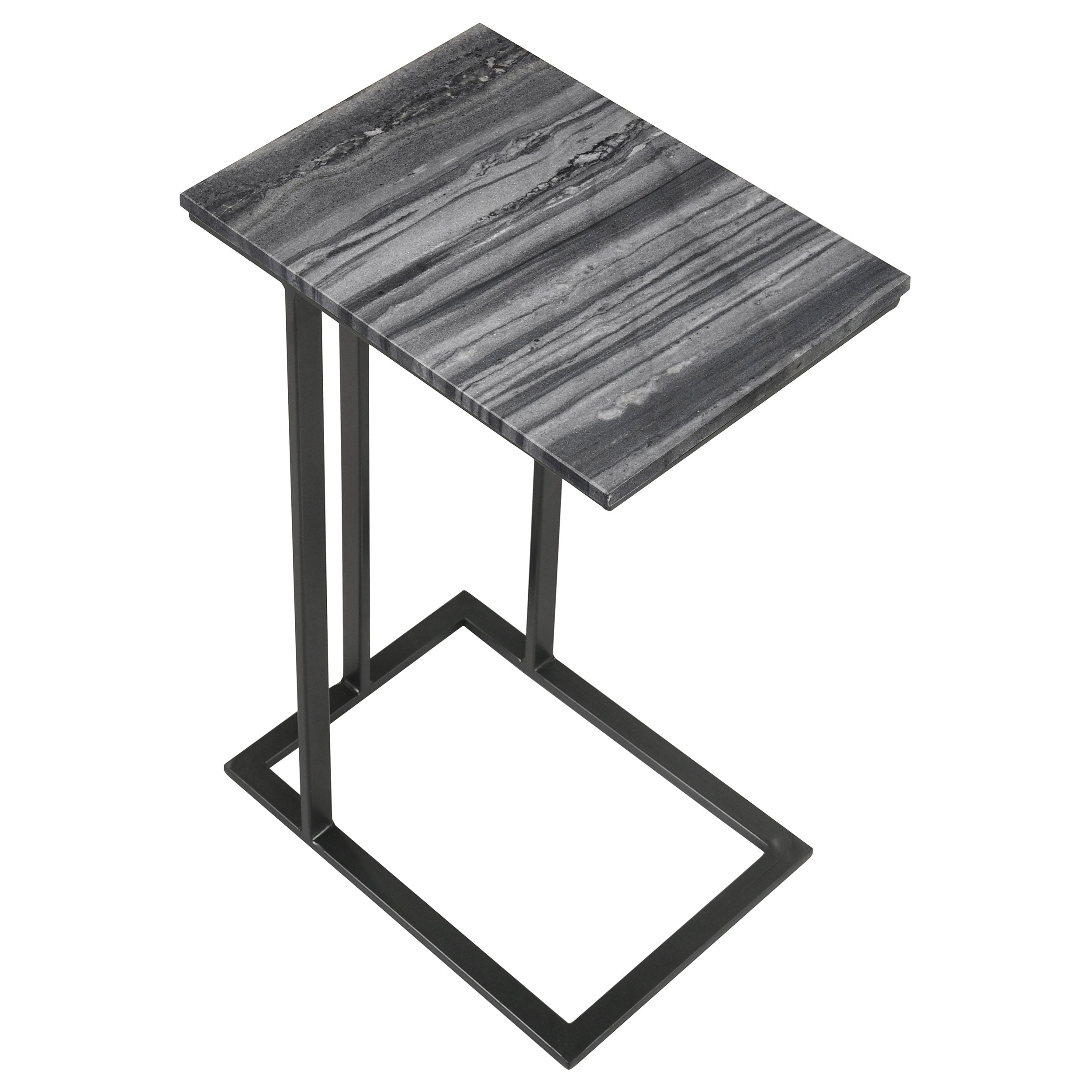 Vicente Accent Table with Marble Top Grey