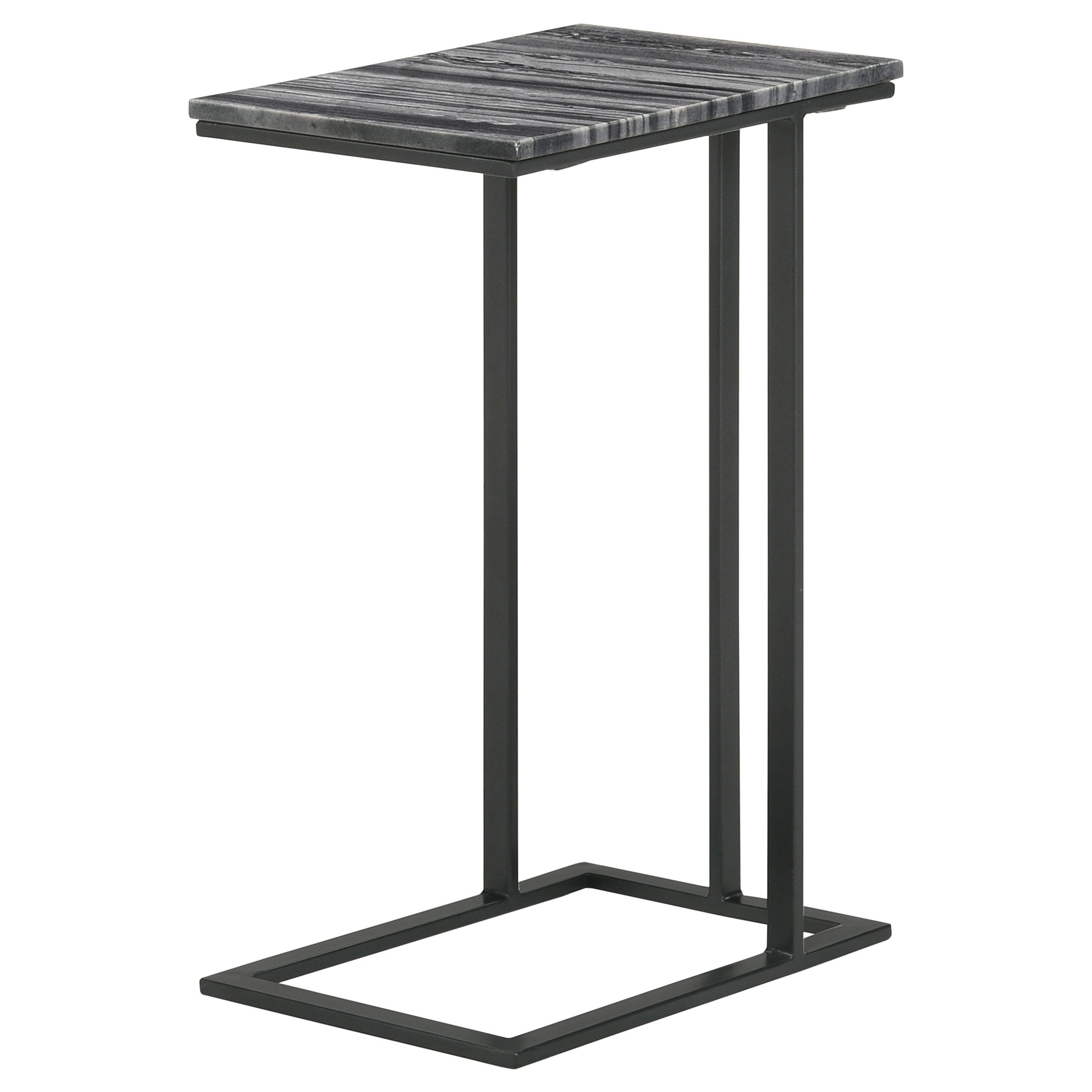 Vicente Accent Table with Marble Top Grey