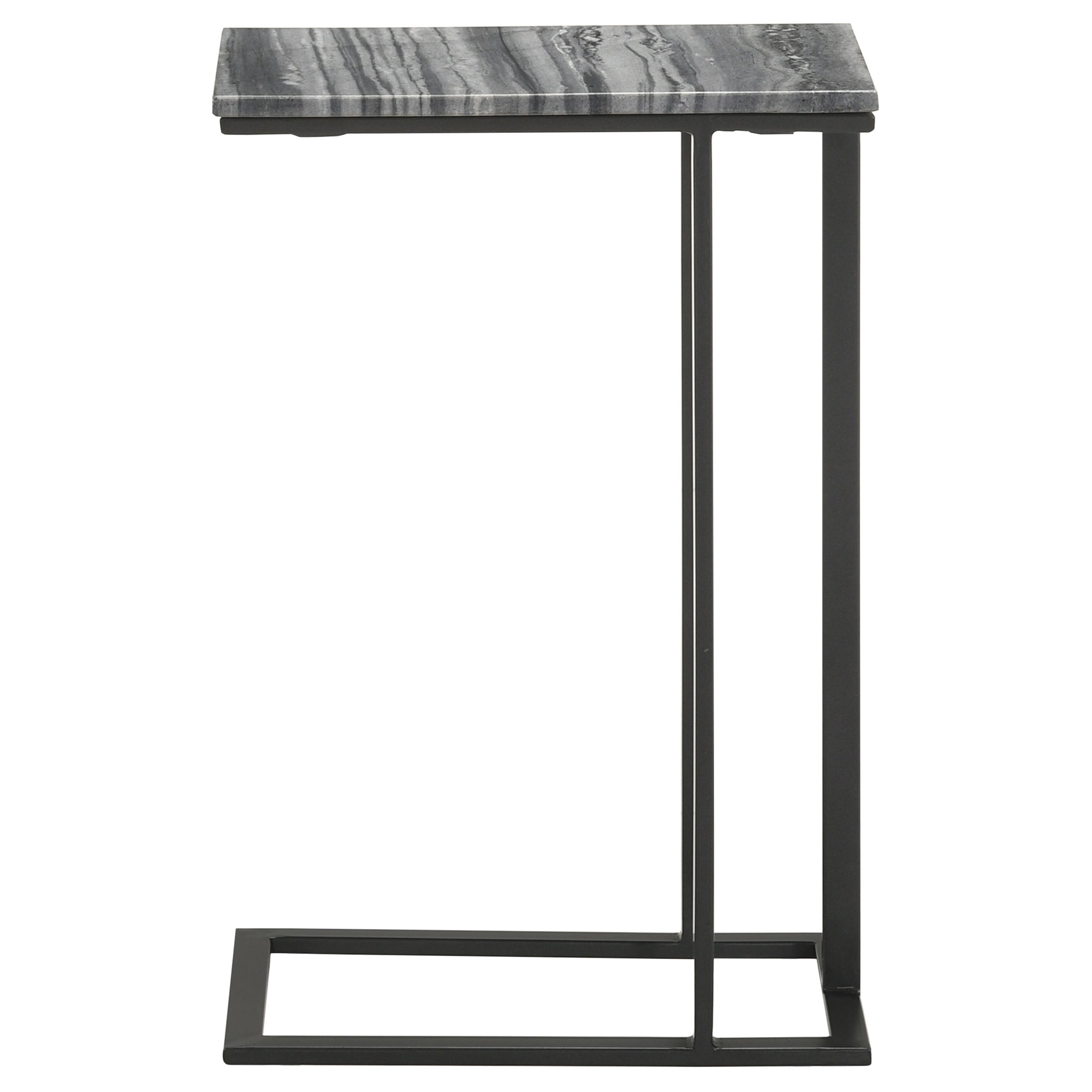 Vicente Accent Table with Marble Top Grey