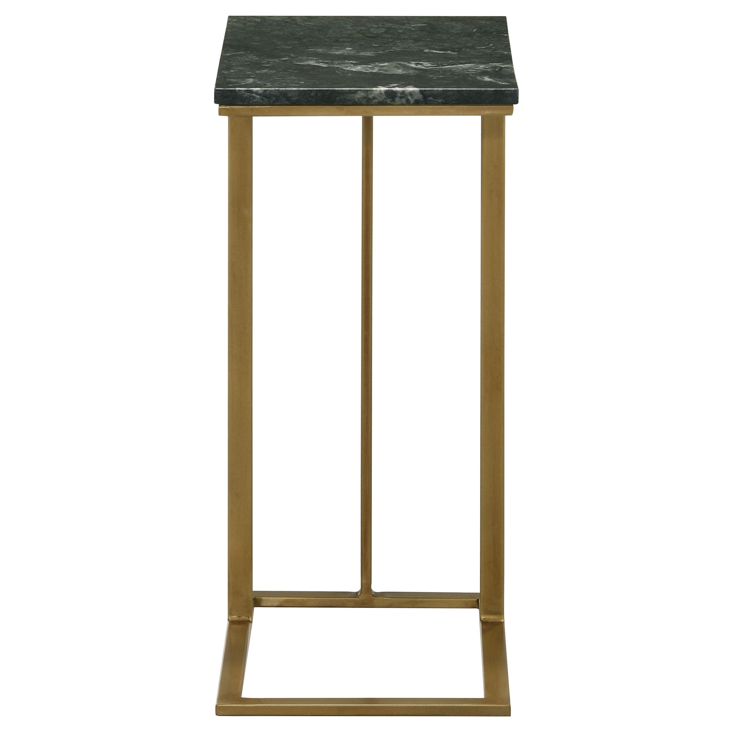 Vicente Accent Table with Marble Top Grey