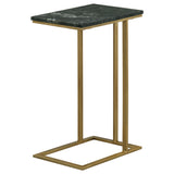 Vicente Accent Table with Marble Top Grey