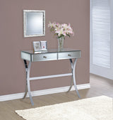 Scilla 2-drawer Console Table Clear Mirror