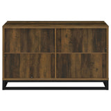 Ryatt 4-door Engineered Wood Accent Cabinet Dark Pine