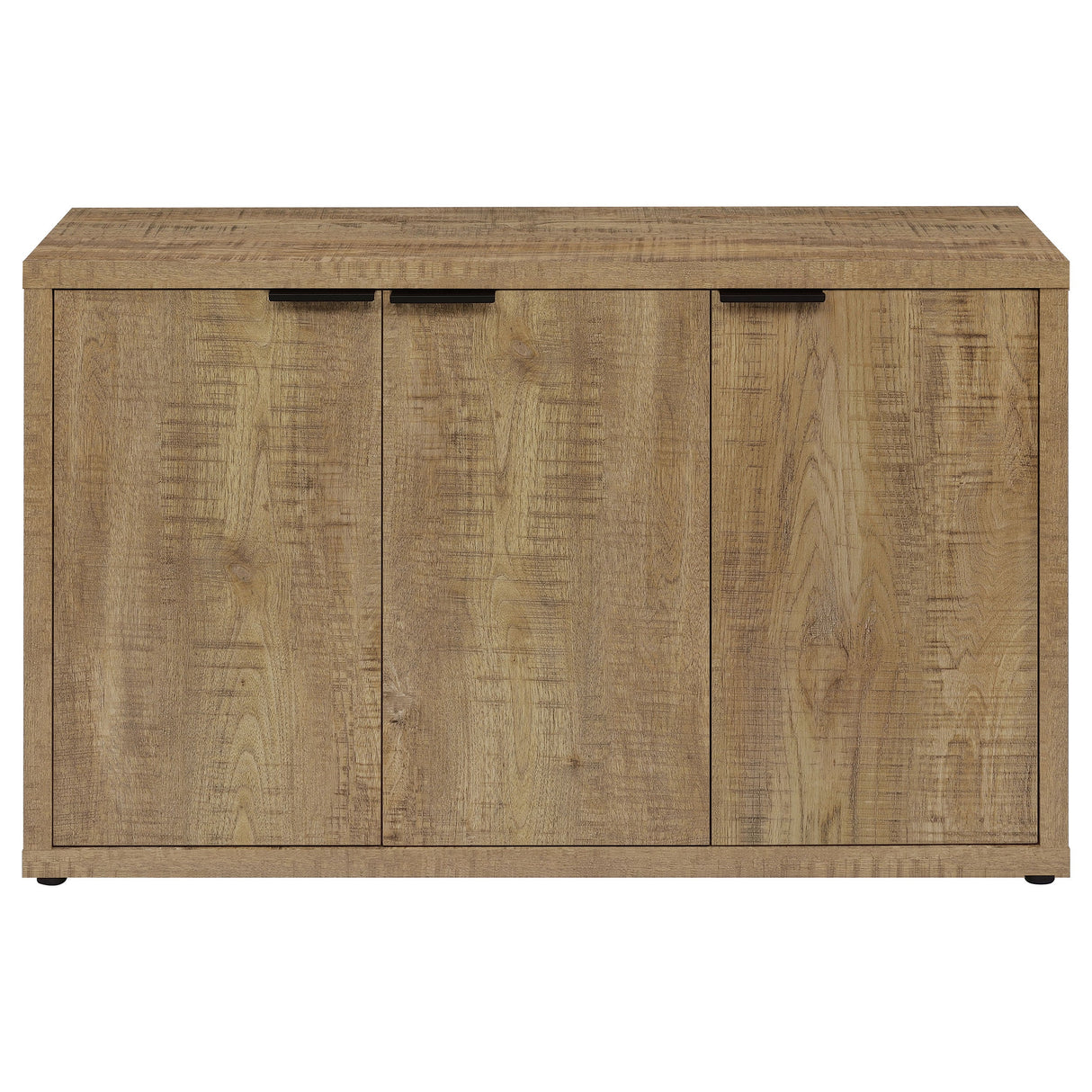 Pepita 3-door Engineered Wood Accent Cabinet with Adjustable Shelves Mango Brown