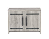 Enoch 2-door Accent Cabinet Grey Driftwood