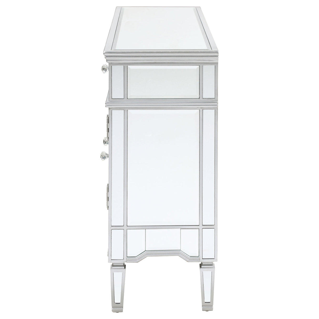 Duchess 5-drawer Accent Cabinet Silver