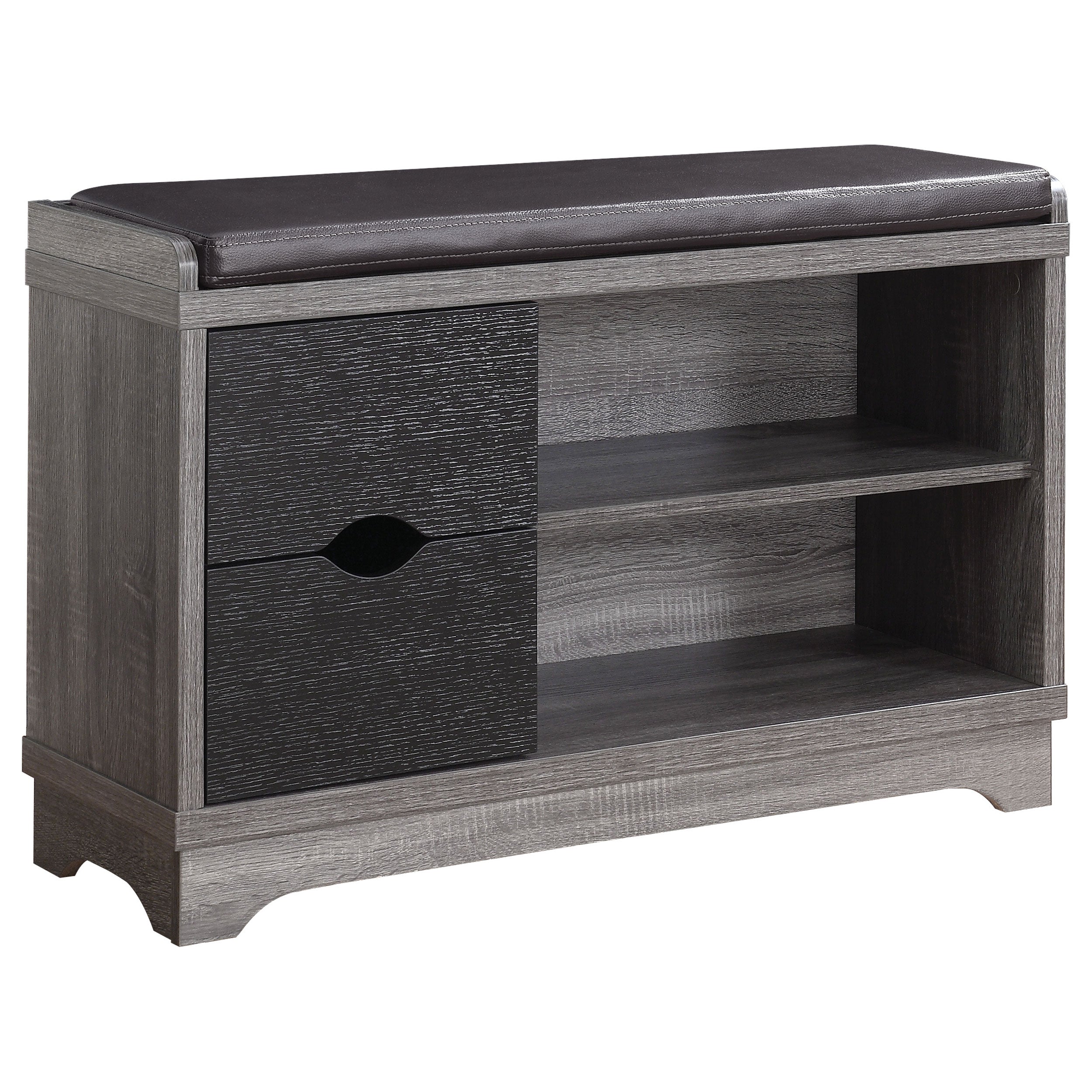 Samir Lift Top Storage Bench Charcoal